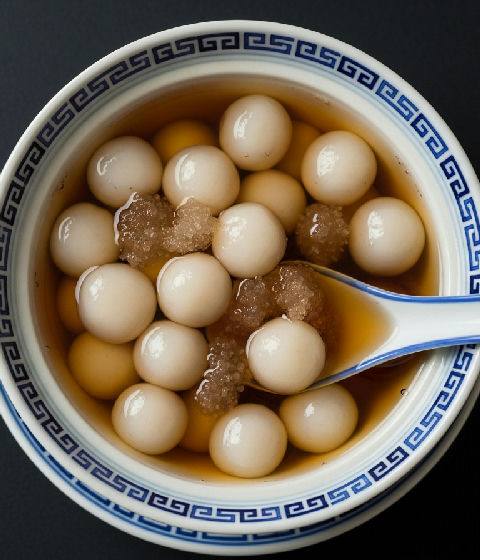 Glutinous Rice Balls in Fermented Glutinous Rice Wine Soup