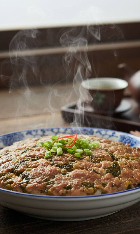 Steamed Minced Pork with Preserved Vegetables