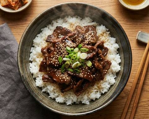 Quick Beef Bulgogi with Rice