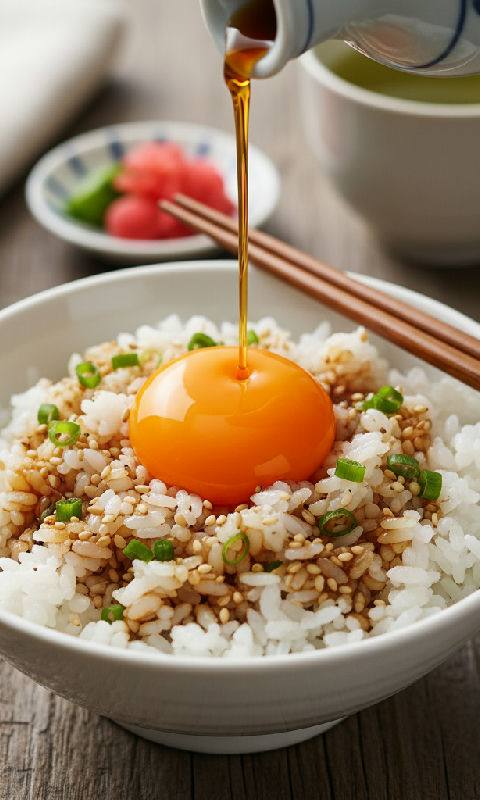 Tamago Kake Gohan (Egg on Rice)