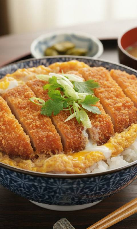 Katsudon (Pork Cutlet Rice Bowl)
