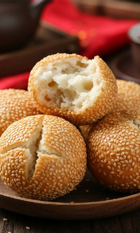 Smiling Sesame Balls