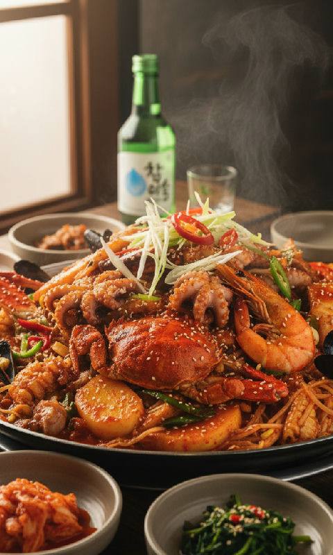 Spicy Seafood Stew (Haemul Jjim)