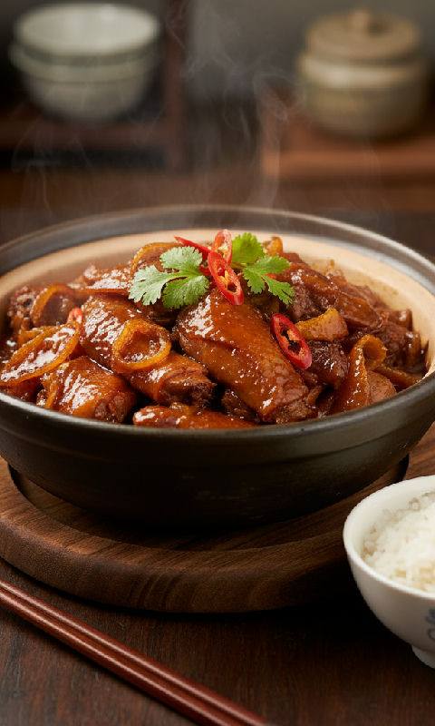 Braised Duck with Dried Tangerine Peel