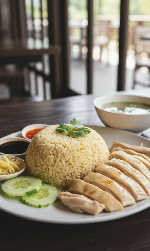 Hainanese Chicken Rice