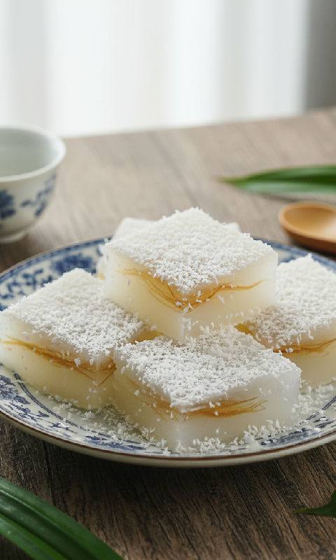 Coconut Milk and Hasma Pudding