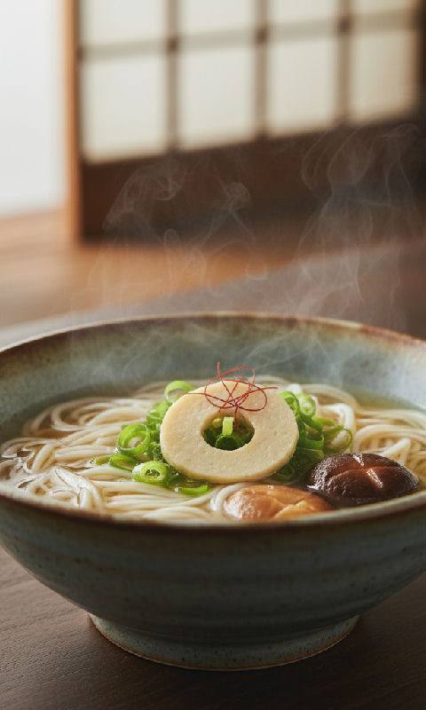 Nyumen (Japanese Warm Somen Noodles)