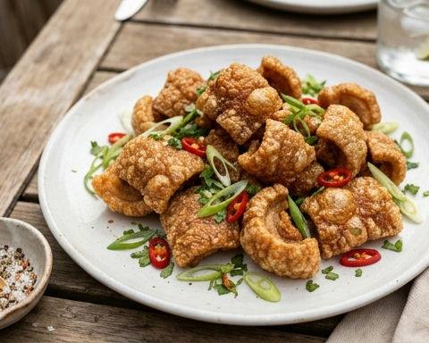 Crispy Salt-Baked Pork Skin