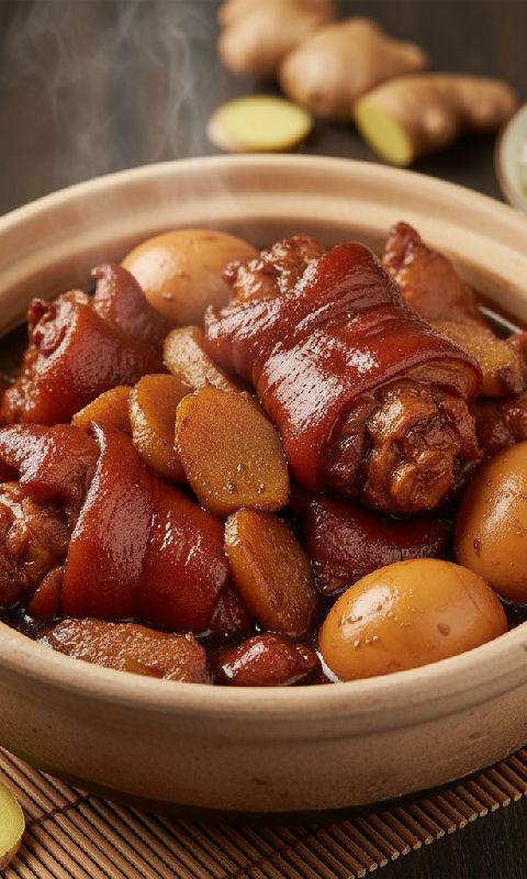 Braised Pork Hock with Ginger and Sweet Vinegar