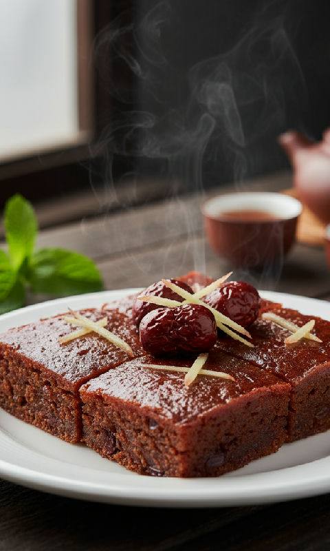 Steamed Red Date Cake