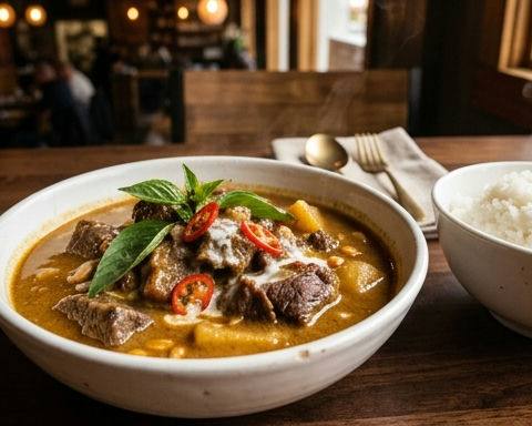 Vietnamese Coconut Milk Beef Brisket Curry
