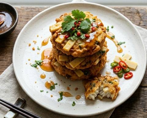 Spring Bamboo Shoot Fish Cake