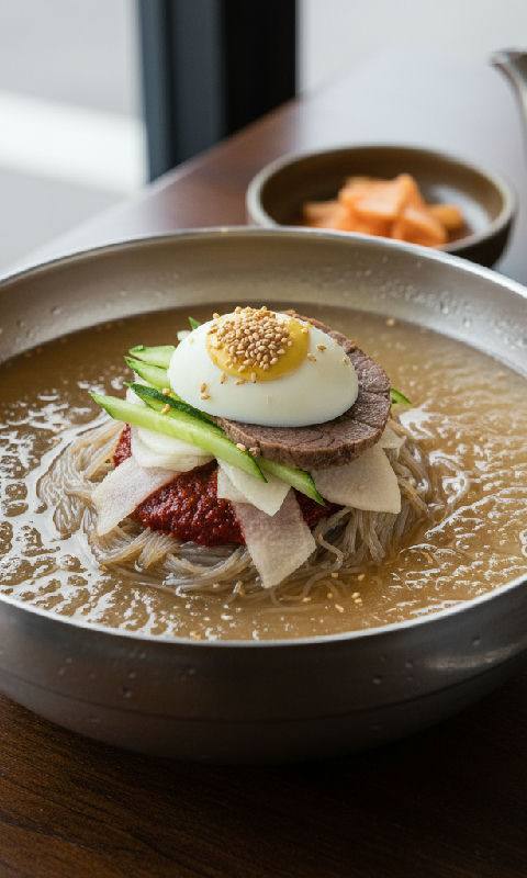 Naengmyeon (Korean Cold Noodles)