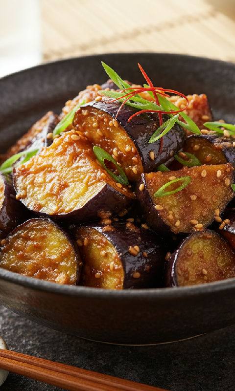 Stir-fried Eggplant with Miso