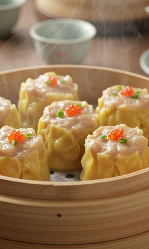 Steamed Pork and Shrimp Siu Mai