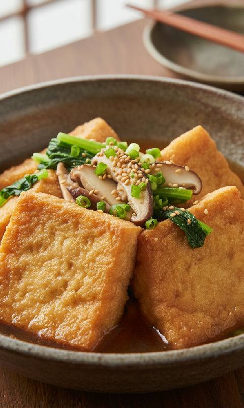 Atsuage Nii (Simmered Fried Tofu)
