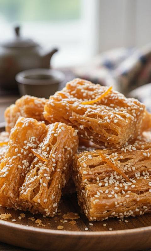 Sachima (Cantonese Egg Fritters)