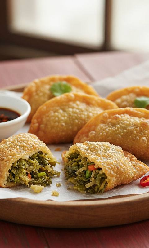 Fried Vegetable Dumplings