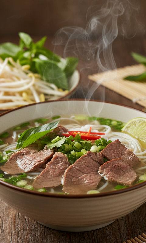 Phở Bò (Vietnamese Beef Noodle Soup)