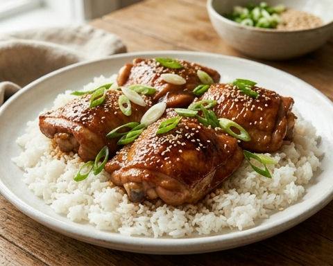 Five-Spice Soy Sauce Chicken Thighs