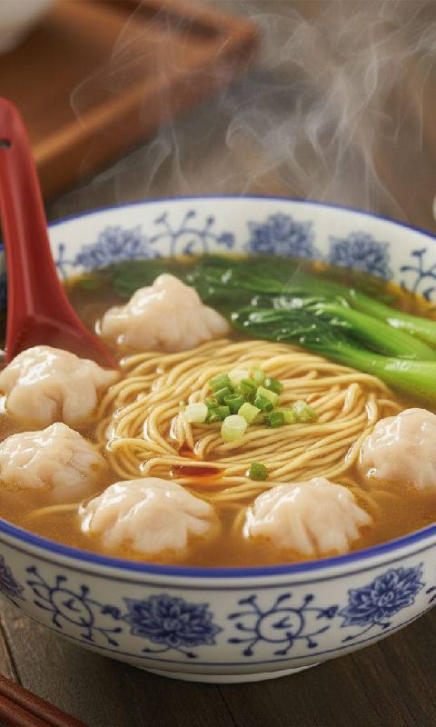Fresh Shrimp Wonton Noodles