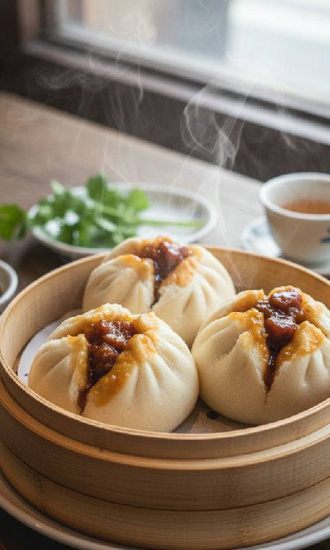 Honey BBQ Pork Buns