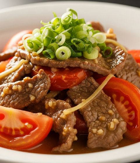 Beef and Tomato Stir-fry