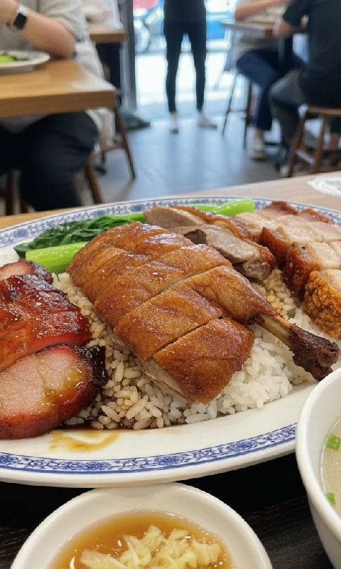 Three Roasted Meats with Rice