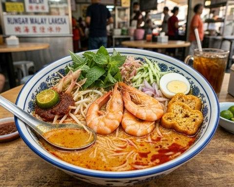 Malaysian Shrimp Laksa
