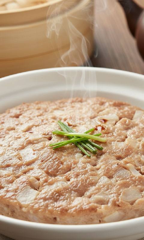 Steamed Minced Pork with Water Chestnut