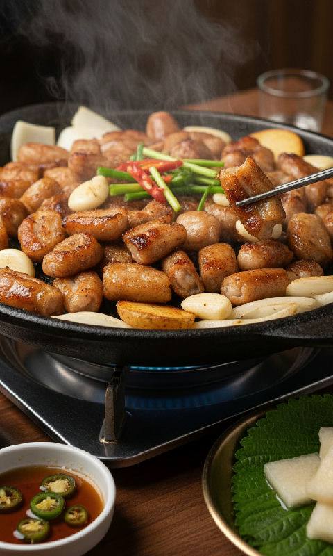 Korean Grilled Intestines (Gopchang)