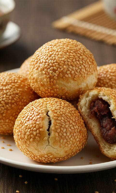 Jian Dui (Sesame Balls)