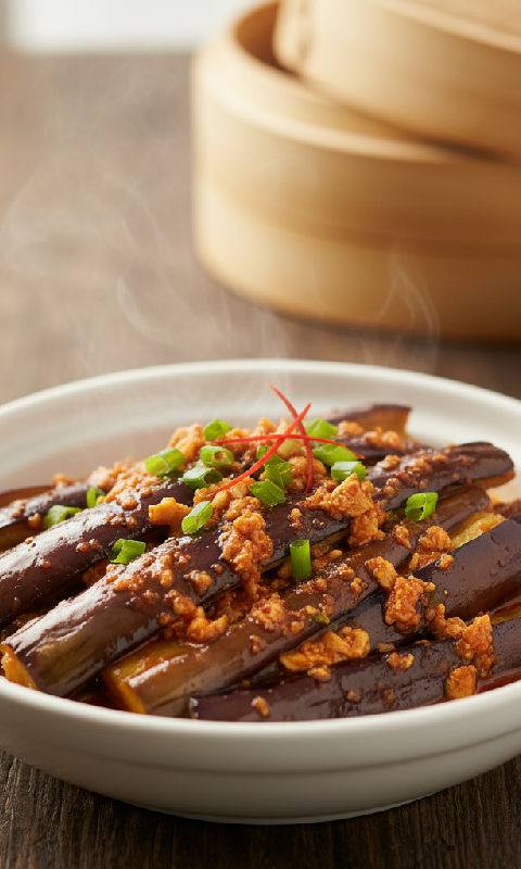 Steamed Eggplant with Fermented Tofu