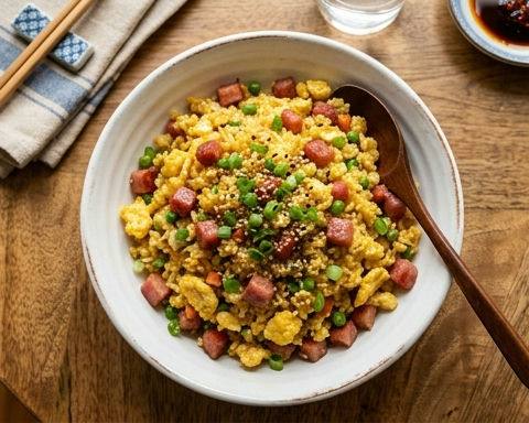 Egg Fried Rice with Lap Cheong