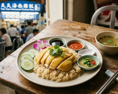 Hainanese Chicken Rice