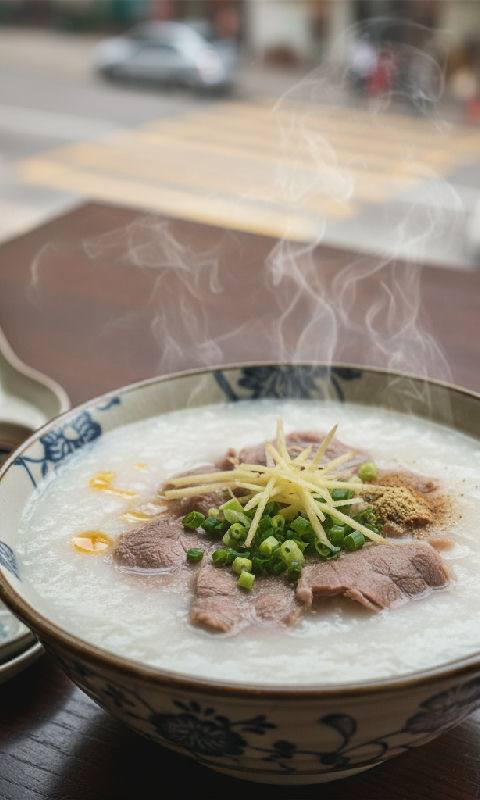 Congee with Sliced Beef