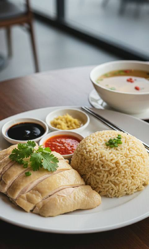 Hainanese Chicken Rice